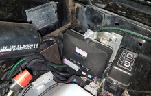 Установка ГБО на Mitsubishi Pajero, ЭБУ системы распределенного впрыска газа OMVL SAVER 736 OBD Код 410818