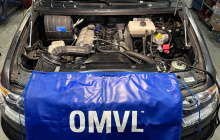 Подкапотное пространство с установленным ГБО OMVL